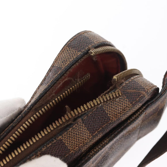LOUIS VUITTON Damier Ebene Geronimos Shoulder Bag N51994 LV Auth 157021