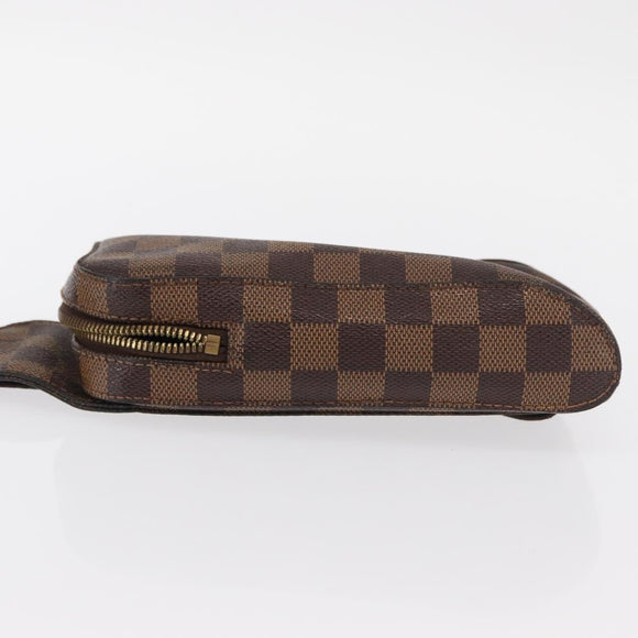 LOUIS VUITTON Damier Ebene Geronimos Shoulder Bag N51994 LV Auth 157021