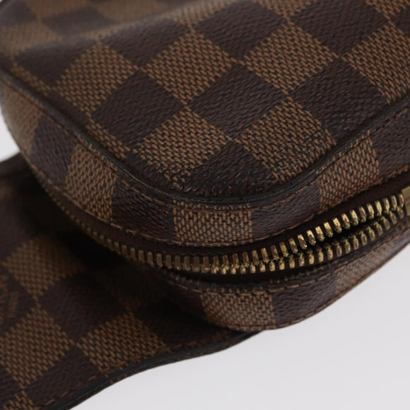 LOUIS VUITTON Damier Ebene Geronimos Shoulder Bag N51994 LV Auth 157021