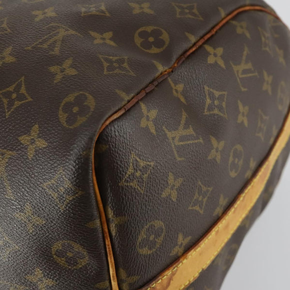 LOUIS VUITTON Monogram Keepall Bandouliere 50 Boston Tasche M41416 LV Auth 157024