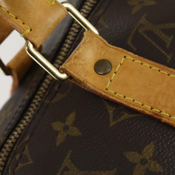 LOUIS VUITTON Monogram Keepall Bandouliere 50 Boston Tasche M41416 LV Auth 157024