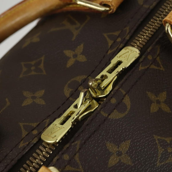 LOUIS VUITTON Monogram Keepall Bandouliere 50 Boston Tasche M41416 LV Auth 157024