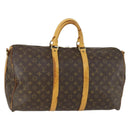 LOUIS VUITTON Monogram Keepall Bandouliere 50 Boston Tasche M41416 LV Auth 157024-1