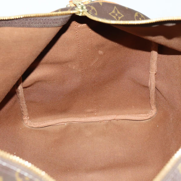 LOUIS VUITTON Monogram Keepall Bandouliere 50 Boston Tasche M41416 LV Auth 157024