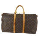 LOUIS VUITTON Monogram Keepall Bandouliere 50 Boston Tasche M41416 LV Auth 157024-2