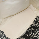 CHANEL Bysy line Tote Bag Canvas Black CC Auth 157029-16