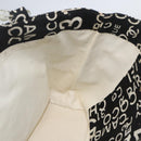 CHANEL Bysy line Tote Bag Canvas Black CC Auth 157029-17