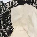 CHANEL Bysy line Tote Bag Canvas Black CC Auth 157029-18