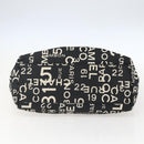 CHANEL Bysy line Tote Bag Canvas Black CC Auth 157029-9