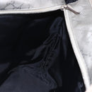 GUCCI GG Implementation Tote Bag PVC Silver 211137 Auth 157030-19