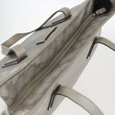 GUCCI GG Implementation Tote Bag PVC Silver 211137 Auth 157030-6