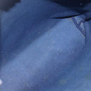 GUCCI GG Supreme Sherry Line Tote Bag PVC Navy Gold 904 02 003 Auth 157032-11