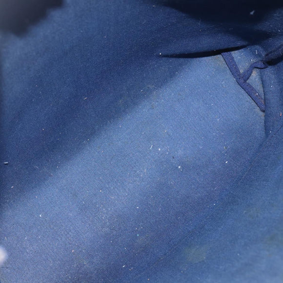 GUCCI GG Supreme Sherry Line Tote Bag PVC Navy Gold 904 02 003 Auth 157032