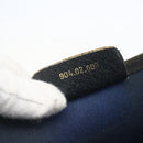 GUCCI GG Supreme Sherry Line Tote Bag PVC Navy Gold 904 02 003 Auth 157032-12