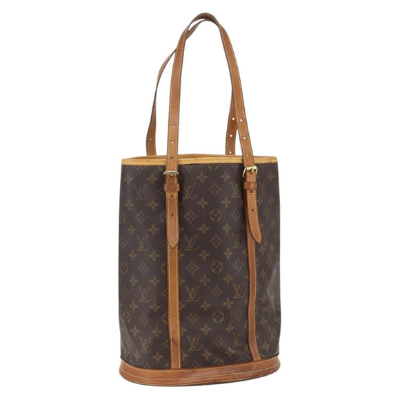 LOUIS VUITTON Monogram Bucket GM Shoulder Bag M42236 LV Auth 157036