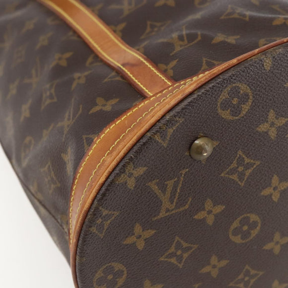 LOUIS VUITTON Monogram Bucket GM Shoulder Bag M42236 LV Auth 157036