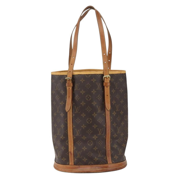 LOUIS VUITTON Monogram Bucket GM Shoulder Bag M42236 LV Auth 157036