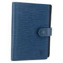 LOUIS VUITTON Epi Agenda PM Day Planner Cover Blue R20055 LV Auth 157040-1