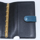 LOUIS VUITTON Epi Agenda PM Day Planner Cover Blue R20055 LV Auth 157040-19