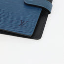 LOUIS VUITTON Epi Agenda PM Day Planner Cover Blue R20055 LV Auth 157040-7