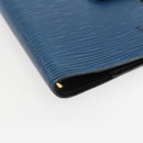LOUIS VUITTON Epi Agenda PM Day Planner Cover Blue R20055 LV Auth 157040-14