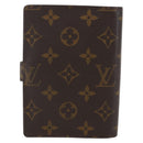 LOUIS VUITTON Monogram Agenda PM Day Planner Cover R20005 LV Auth 157044-2