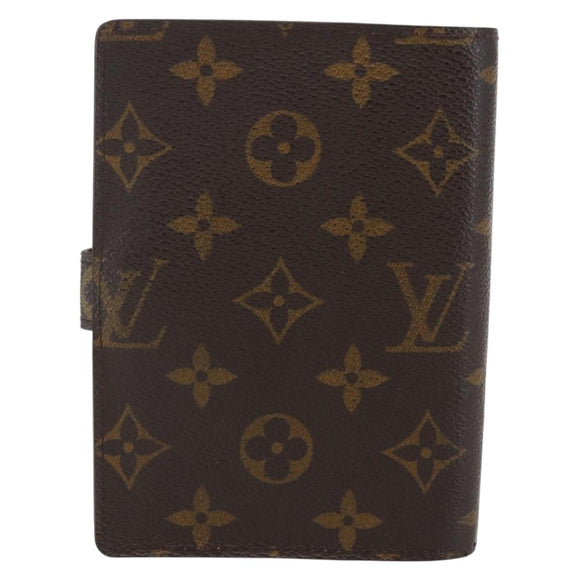 LOUIS VUITTON Monogram Agenda PM Day Planner Cover R20005 LV Auth 157044