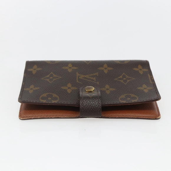 LOUIS VUITTON Monogram Agenda PM Day Planner Cover R20005 LV Auth 157044