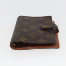 LOUIS VUITTON Monogram Agenda PM Day Planner Cover R20005 LV Auth 157044-6
