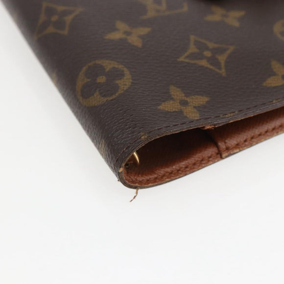 LOUIS VUITTON Monogram Agenda PM Day Planner Cover R20005 LV Auth 157044