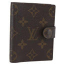 LOUIS VUITTON Monogram Agenda Mini Day Planner Cover R20007 LV Auth 157045-1