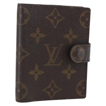 LOUIS VUITTON Monogram Agenda Mini Day Planner Cover R20007 LV Auth 157045