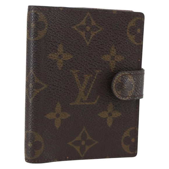 LOUIS VUITTON Monogram Agenda Mini Day Planner Cover R20007 LV Auth 157045
