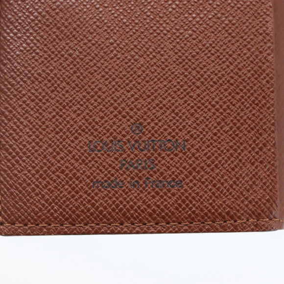LOUIS VUITTON Monogram Agenda Mini Day Planner Cover R20007 LV Auth 157045