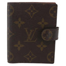 LOUIS VUITTON Monogram Agenda Mini Day Planner Cover R20007 LV Auth 157045-13