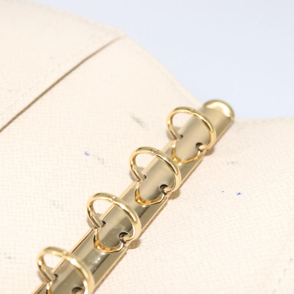 LOUIS VUITTON Damier Azur Agenda PM Day Planner Cover R20706 LV Auth 157046