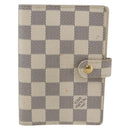 LOUIS VUITTON Damier Azur Agenda PM Day Planner Cover R20706 LV Auth 157046-13