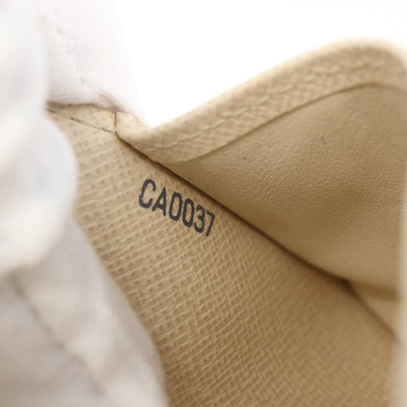 LOUIS VUITTON Damier Azur Agenda PM Day Planner Cover R20706 LV Auth 157046