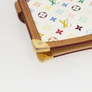 LOUIS VUITTON Multicolor Agenda PM Day Planner Cover White R21074 Auth 157047-11
