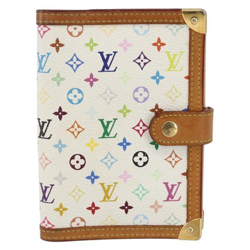 LOUIS VUITTON Multicolor Agenda PM Day Planner Cover White R21074 Auth 157047 - 0