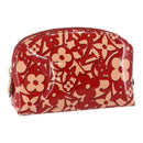 LOUIS VUITTON Sweet Monogram Pochette Cosmetic PM Pomme D'amour LV Auth 157048-1