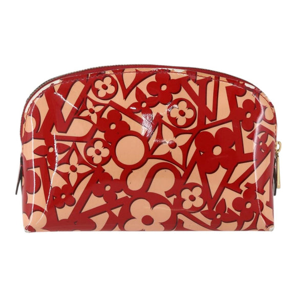 LOUIS VUITTON Sweet Monogram Pochette Cosmetic PM Pomme D'amour LV Auth 157048