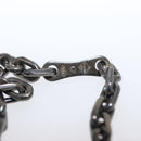 HERMES Penguin Bag Charm Leather White Brown Auth 157049-8