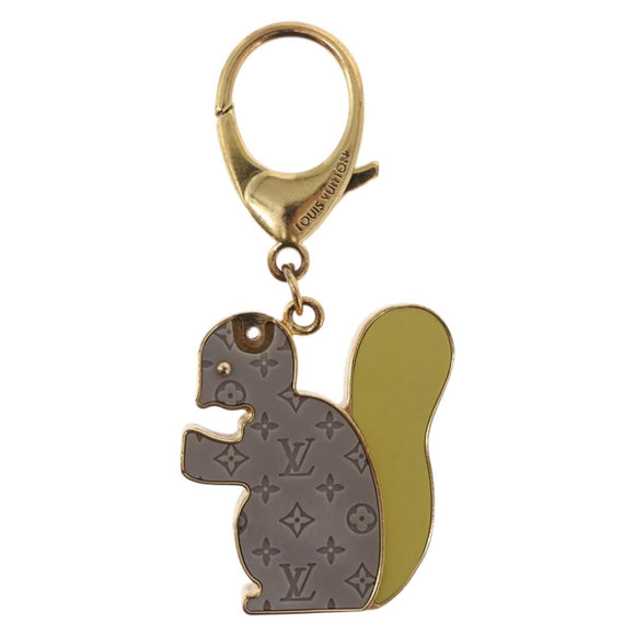 LOUIS VUITTON Bijoux Sac Animania Eclair Charm metal Gold M66128 LV Auth 157050