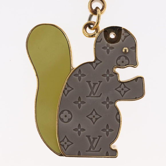 LOUIS VUITTON Bijoux Sac Animania Eclair Charm metal Gold M66128 LV Auth 157050