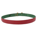 HERMES Constance Belt Leather 28.7"" Red Auth 157051-2