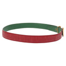 HERMES Constance Belt Leather 28.7"" Red Auth 157051-4