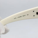 CHANEL COCO Mark Sunglasses metal White 4116 CC Auth 157052-10