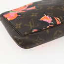 LOUIS VUITTON Monogram Rose Pochette Accessoires Pouch M48615 LV Auth 157055-15