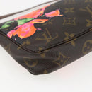 LOUIS VUITTON Monogram Rose Pochette Accessoires Pouch M48615 LV Auth 157055-17